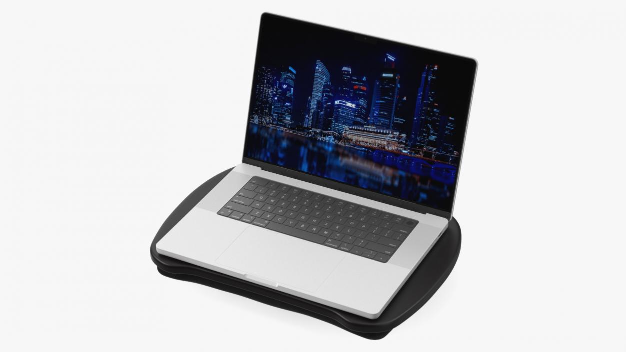 Laptop Stand Table Black 3D model