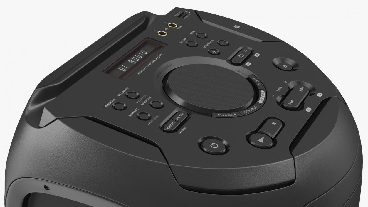 3D model Sony V21 High Power Audio System ON