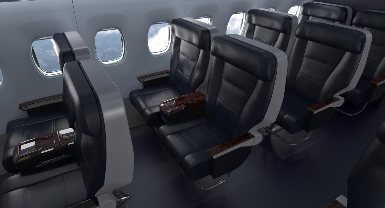 3D Boeing 737-900 with Interior Generic Rigged model