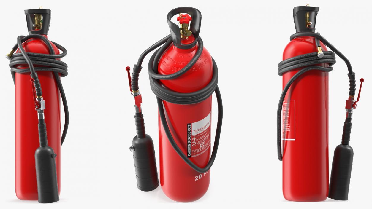 3D CO2 Fire Extinguisher 20Kg