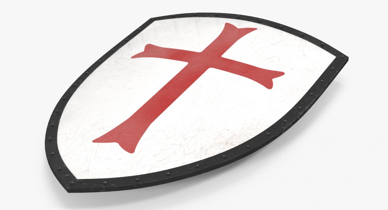 Knights Templar Shield 3D