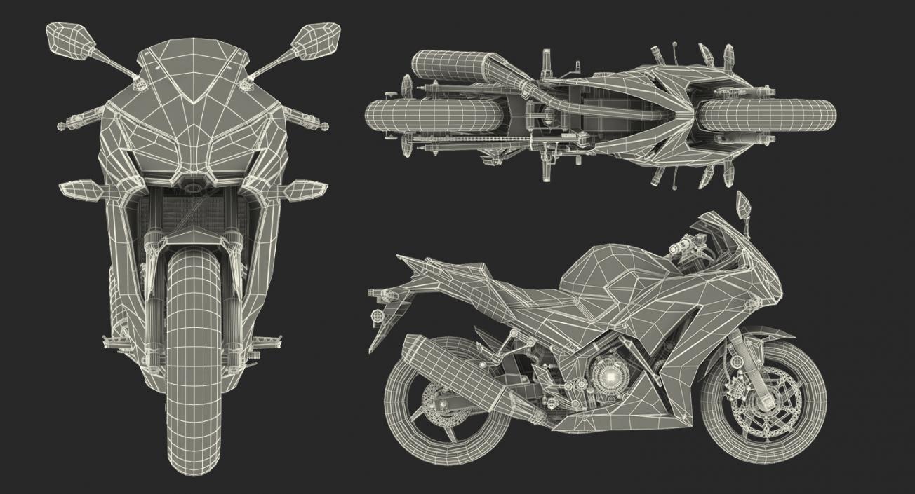 3D model Lightweight Motorcycle Generic