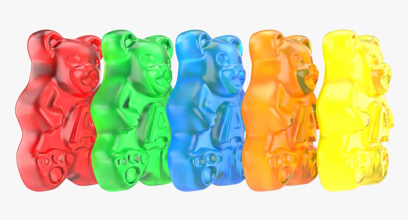 3D model Gummi Bears Set
