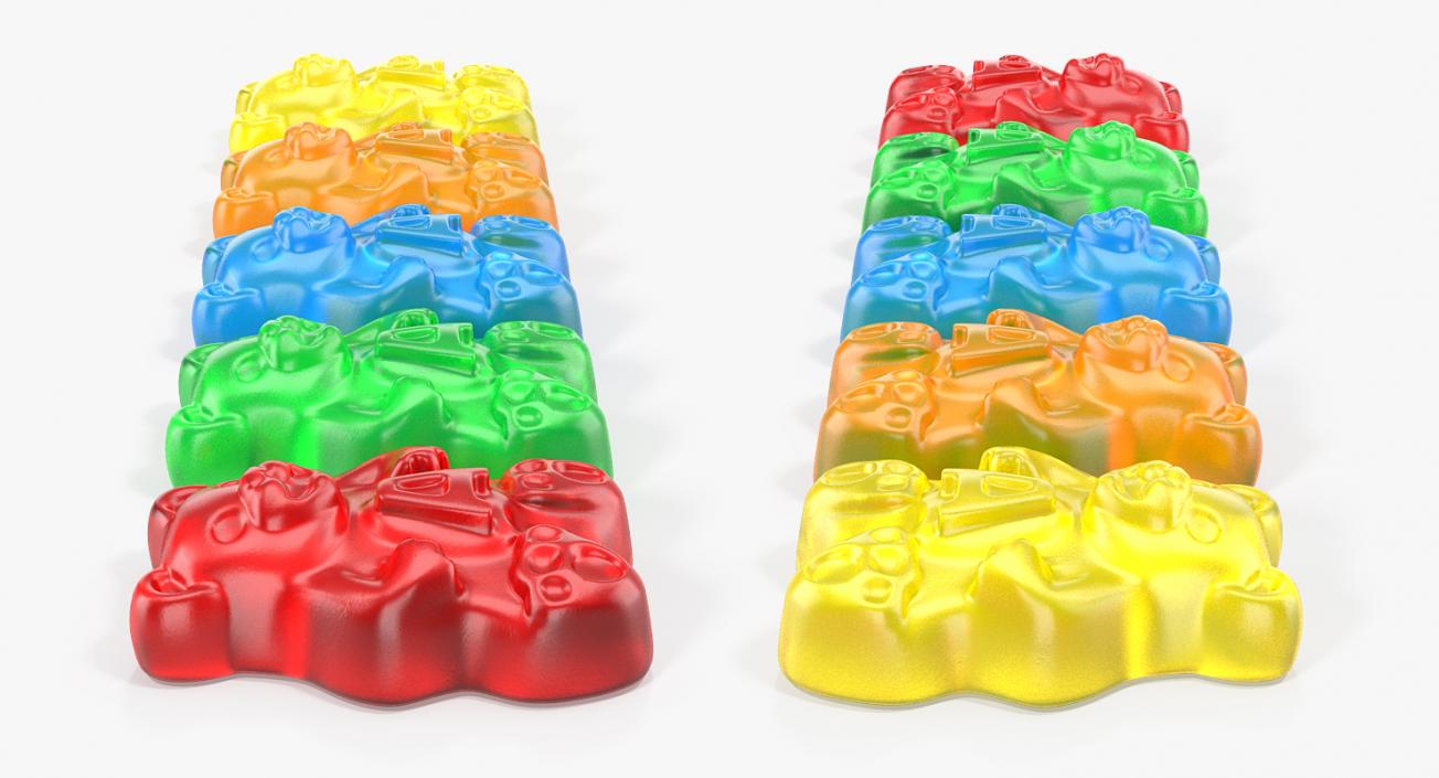 3D model Gummi Bears Set