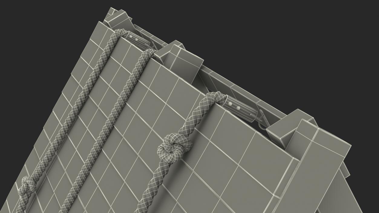 3D model Obstacle Course Wall Climb Old