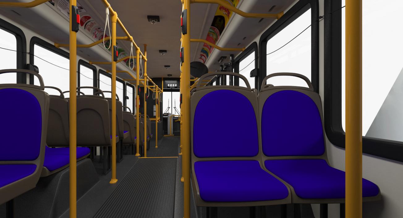 3D model Gillig Low Floor Hybrid Bus Intercity Transit
