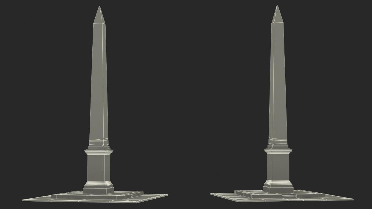 3D model Ancient Egyptian Obelisks