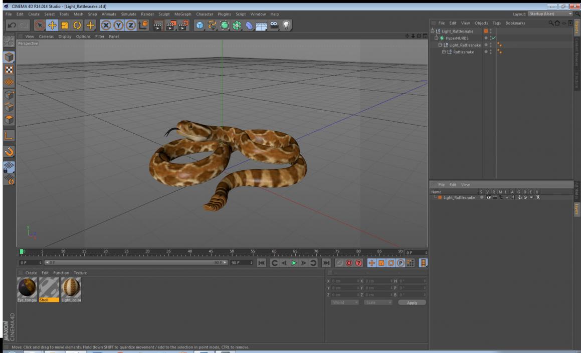 Light Rattlesnake 3D