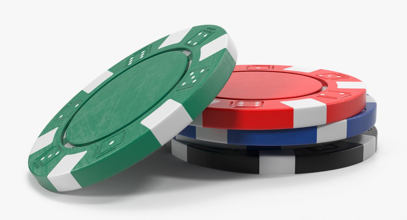 3D model Poker Chips Set