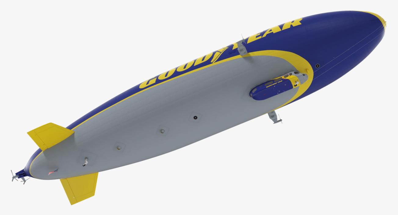 Blimp Goodyear Airship 3D