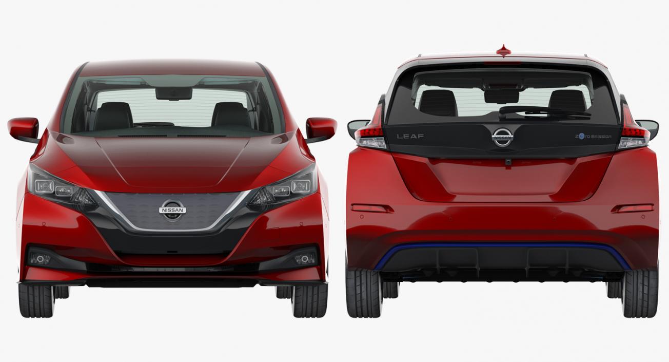 3D Nissan Leaf 2019