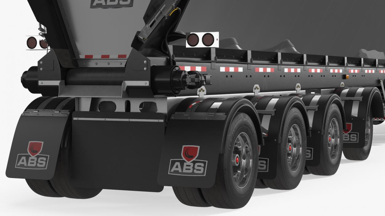 3D Truck Mack CHU613 With Trailer ABS LRC model