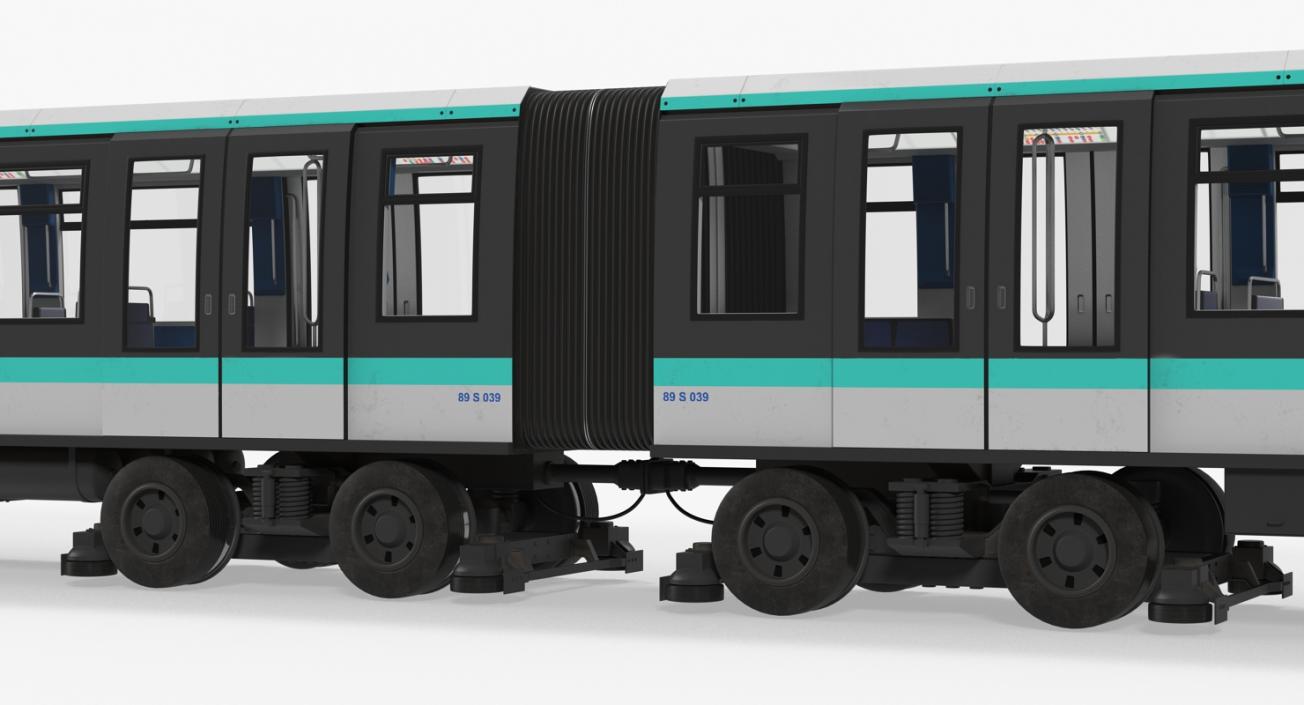 Paris Subway Train MP 05 3D model