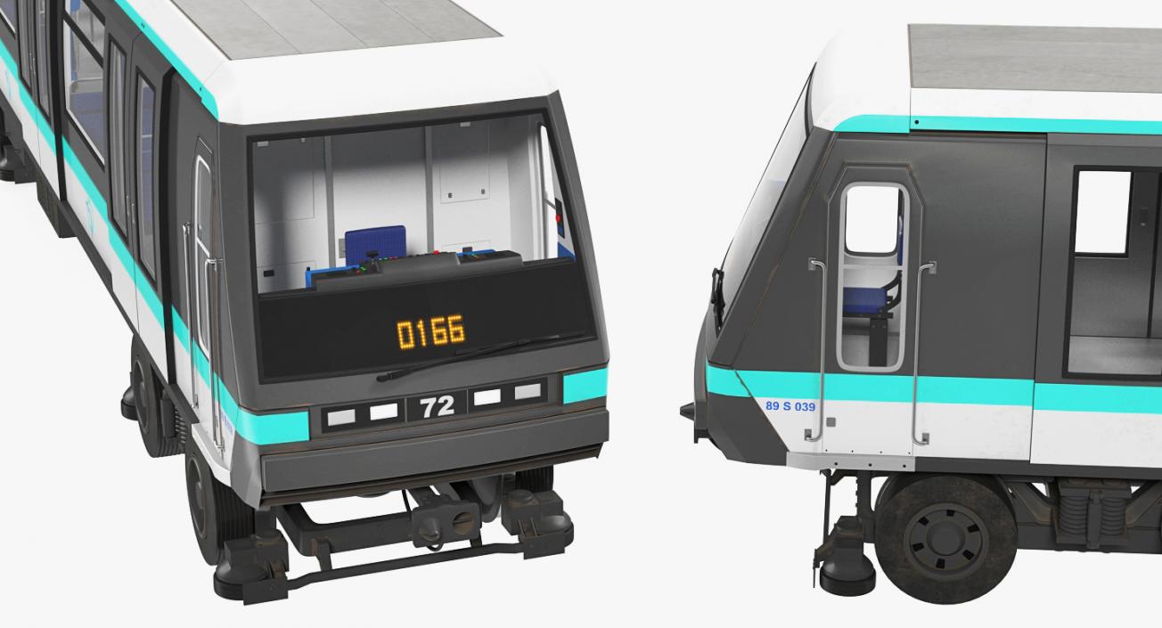Paris Subway Train MP 05 3D model
