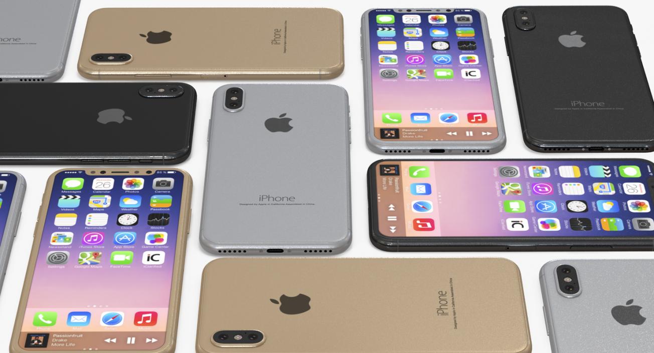 Iphone 8 Concept Collection 3D