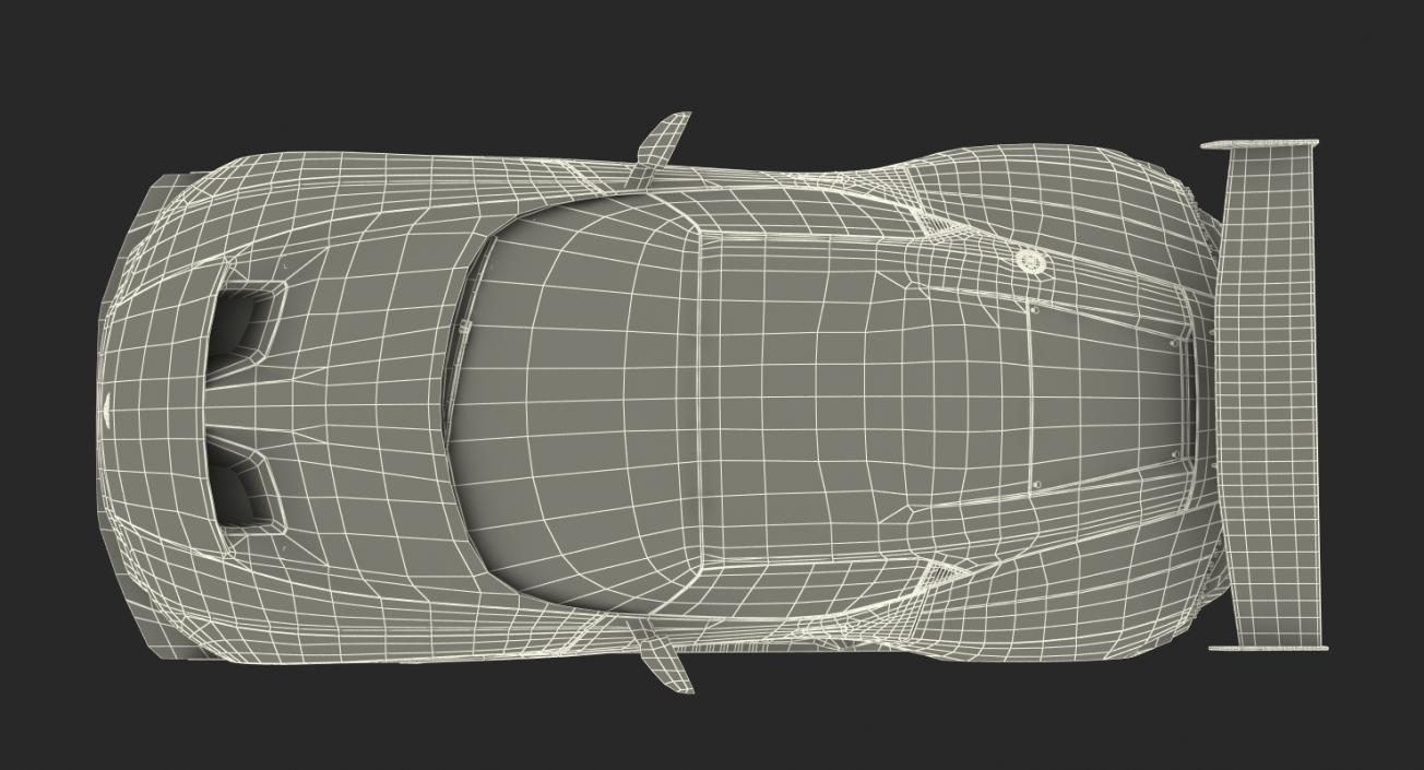 3D model Aston Martin Vulcan 2016 Simple Interior