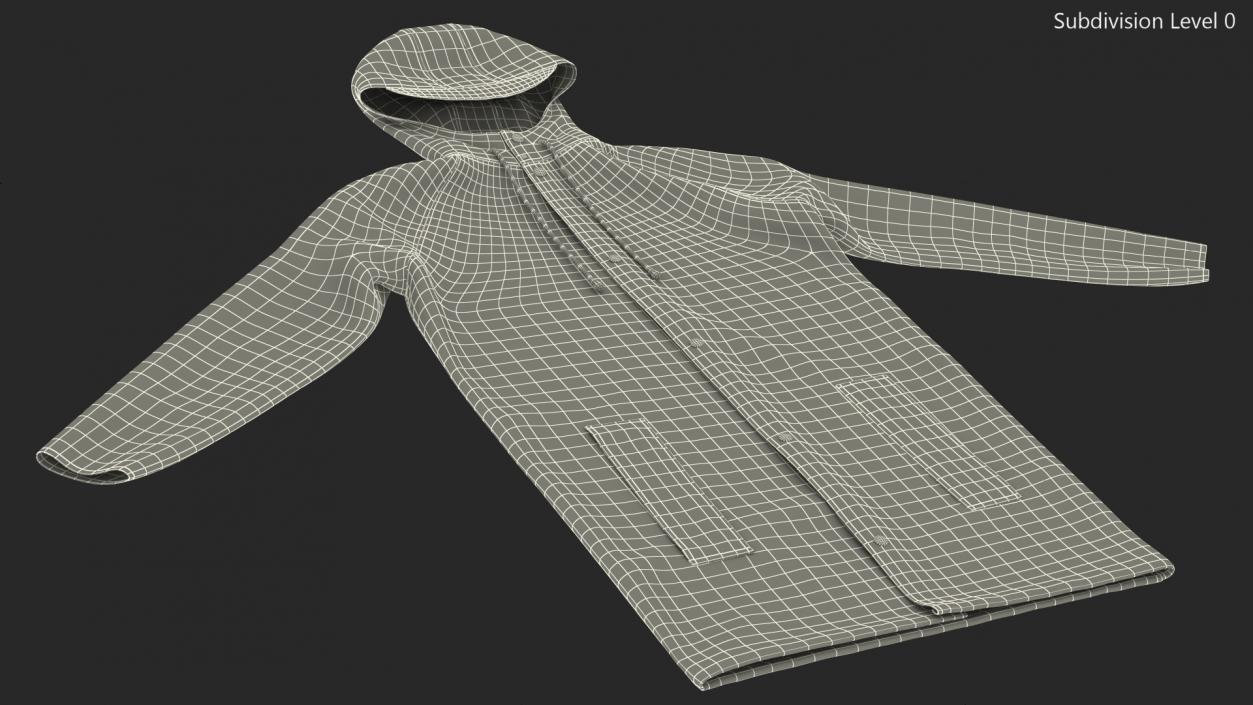 3D model Raincoat Jacket