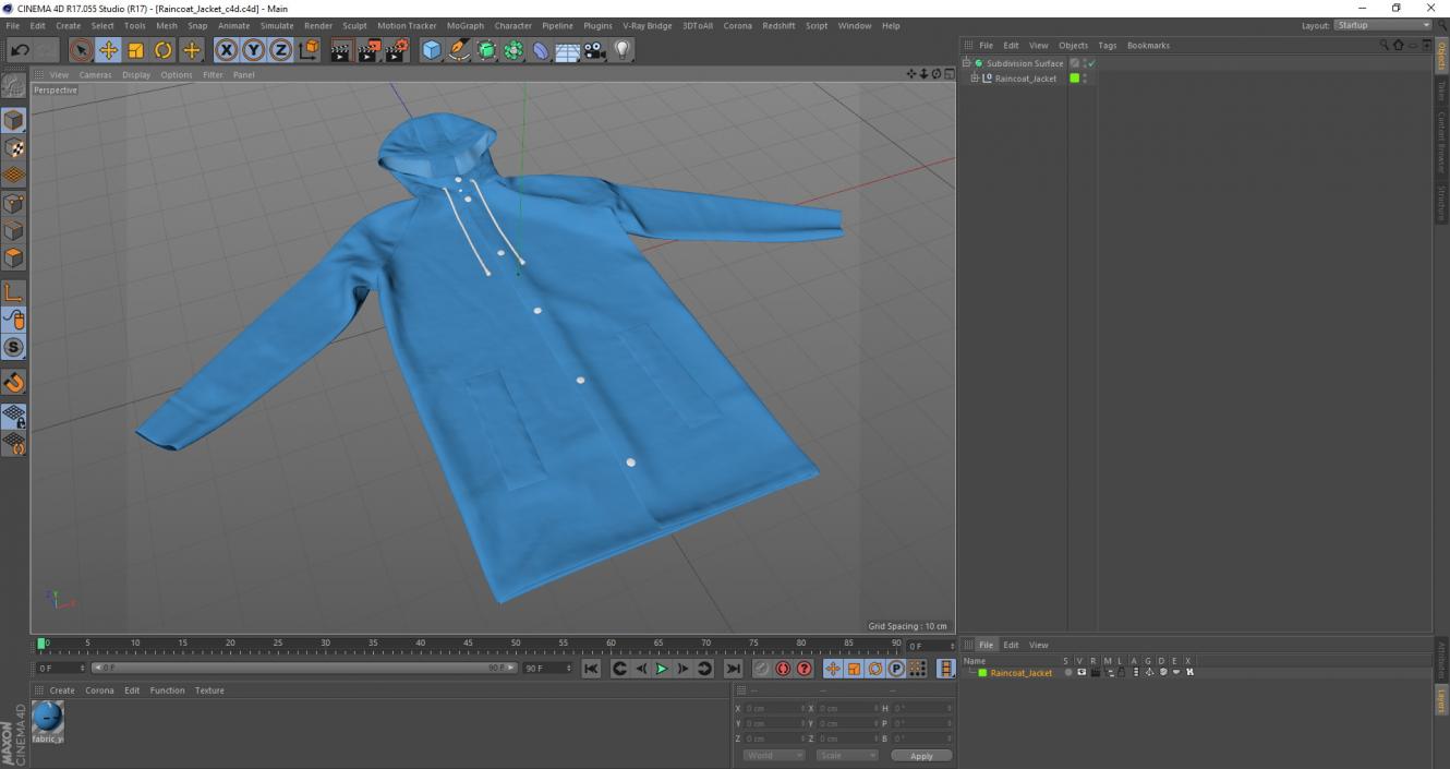 3D model Raincoat Jacket
