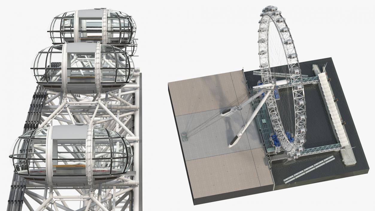 Observation Ferris Wheel 3D model