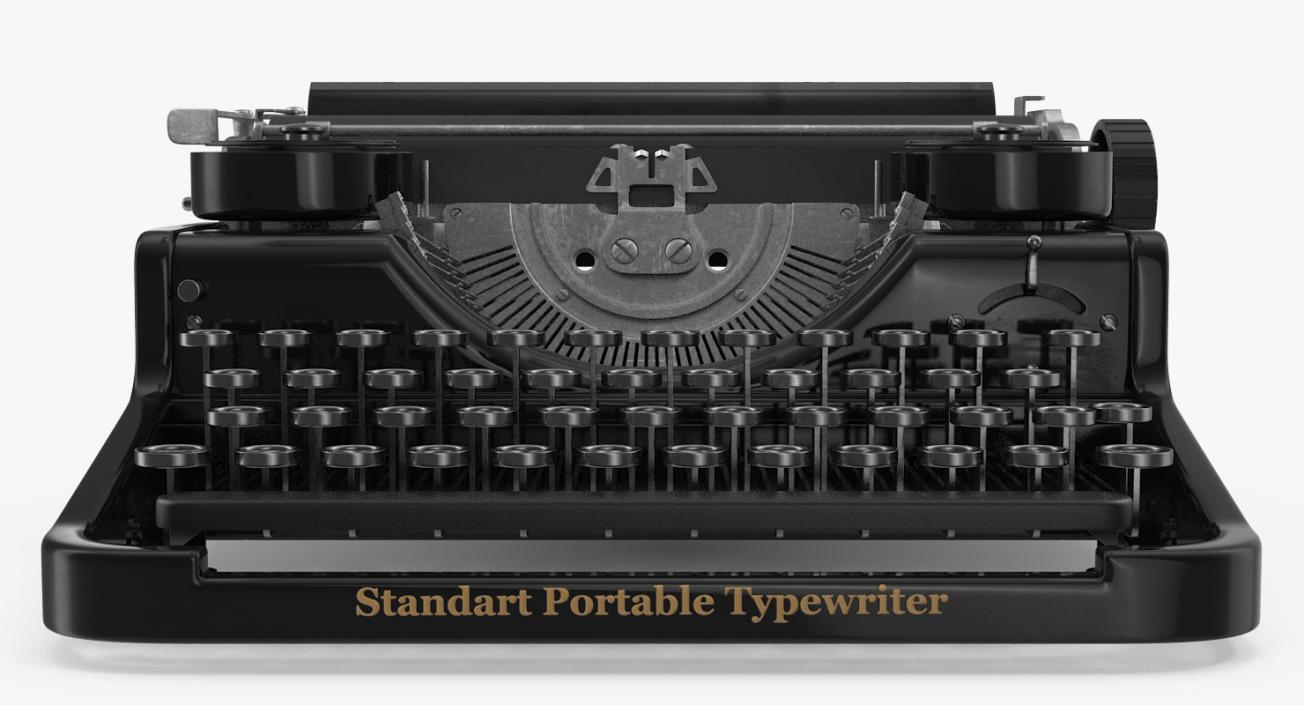 3D Antique Typewriter model