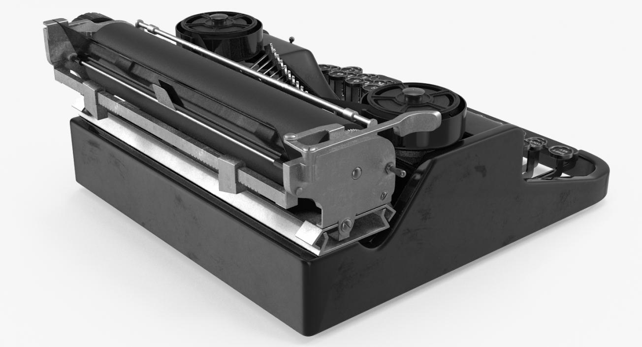 3D Antique Typewriter model
