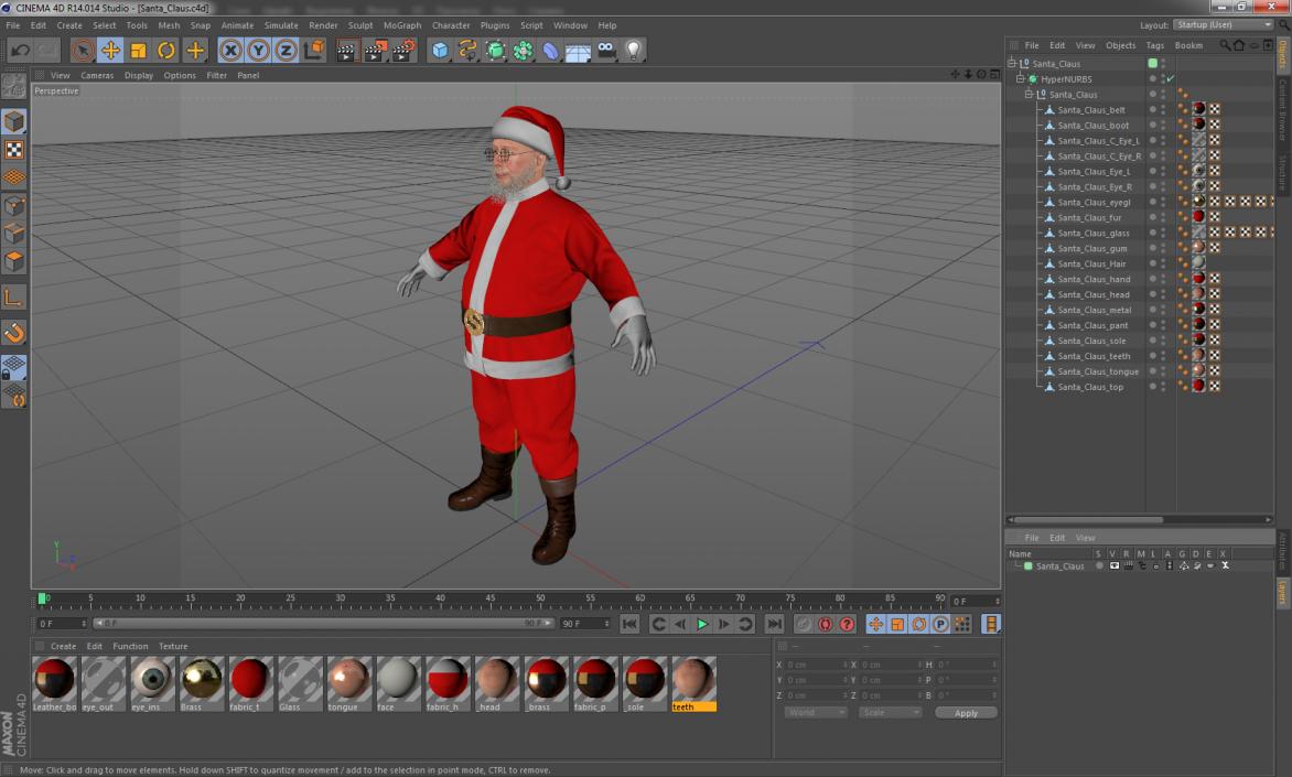 3D Santa Claus