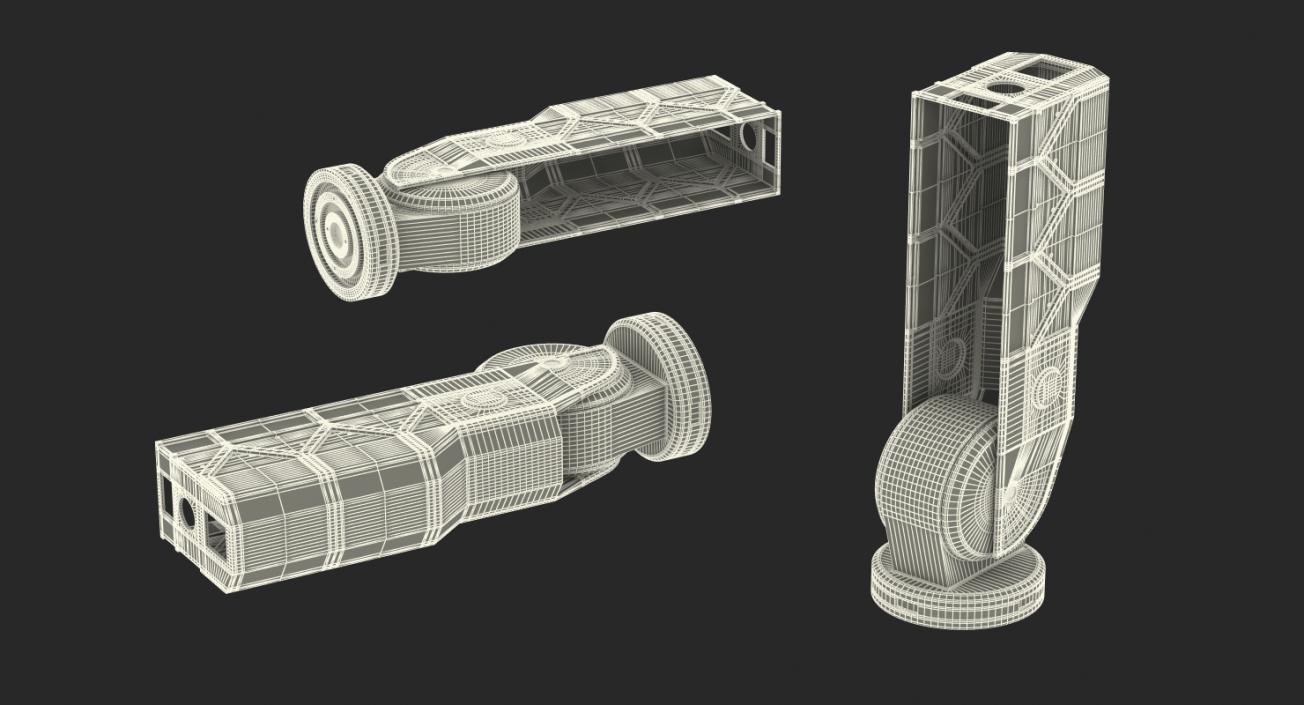 3D model Anodized Industrial Joints Set
