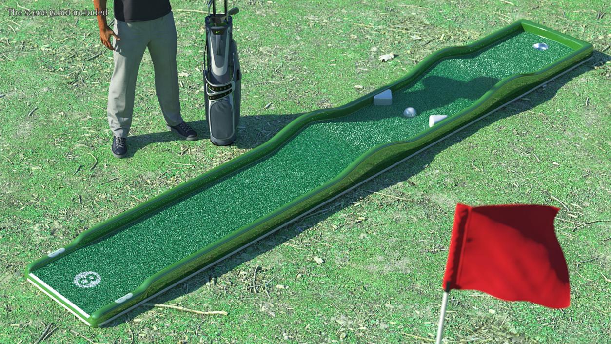 3D model Mini Golf Portable Outdoor Course Hole 8