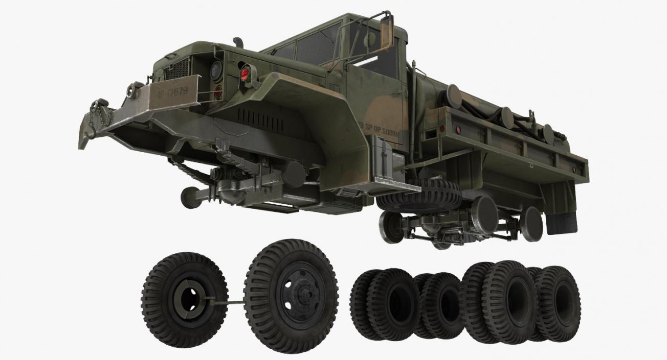 Fuel Tank Truck m49 3D model