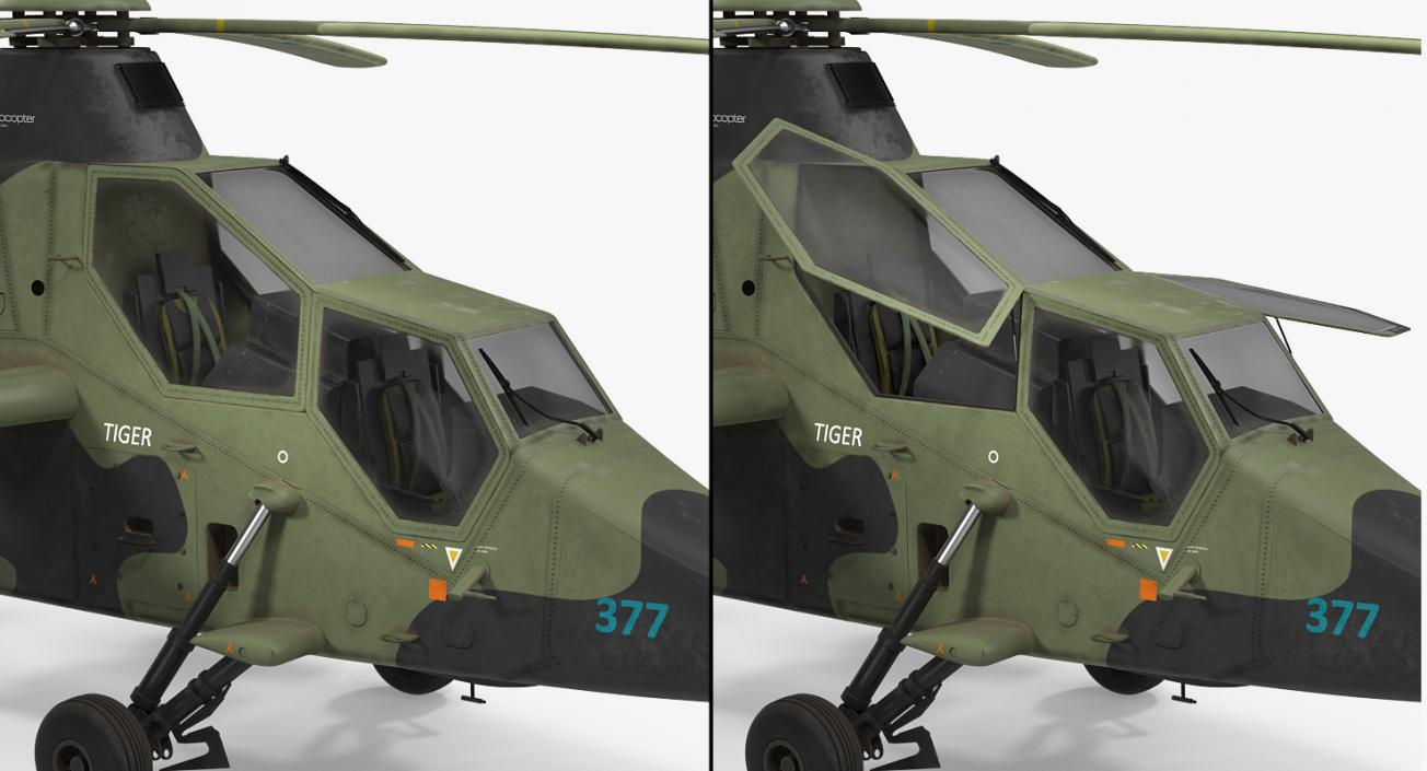 Eurocopter Tiger EC665 German 3D model
