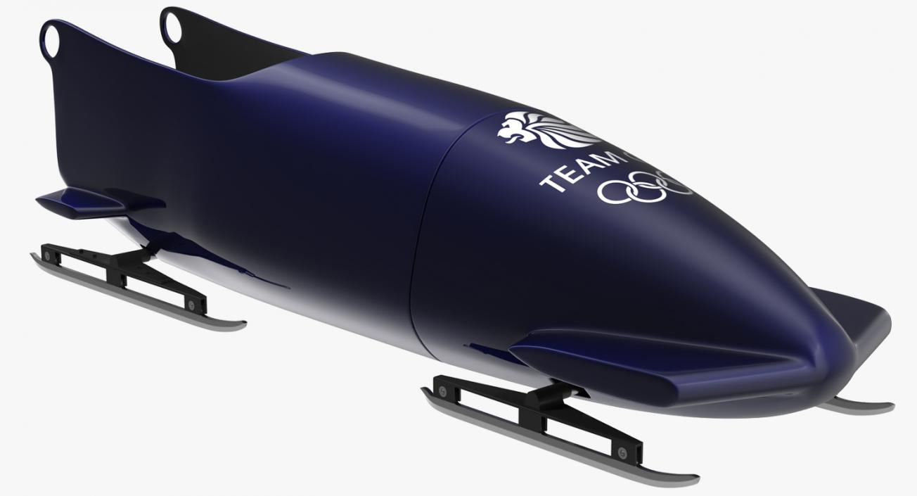 3D Bobsled Two Person Team GB