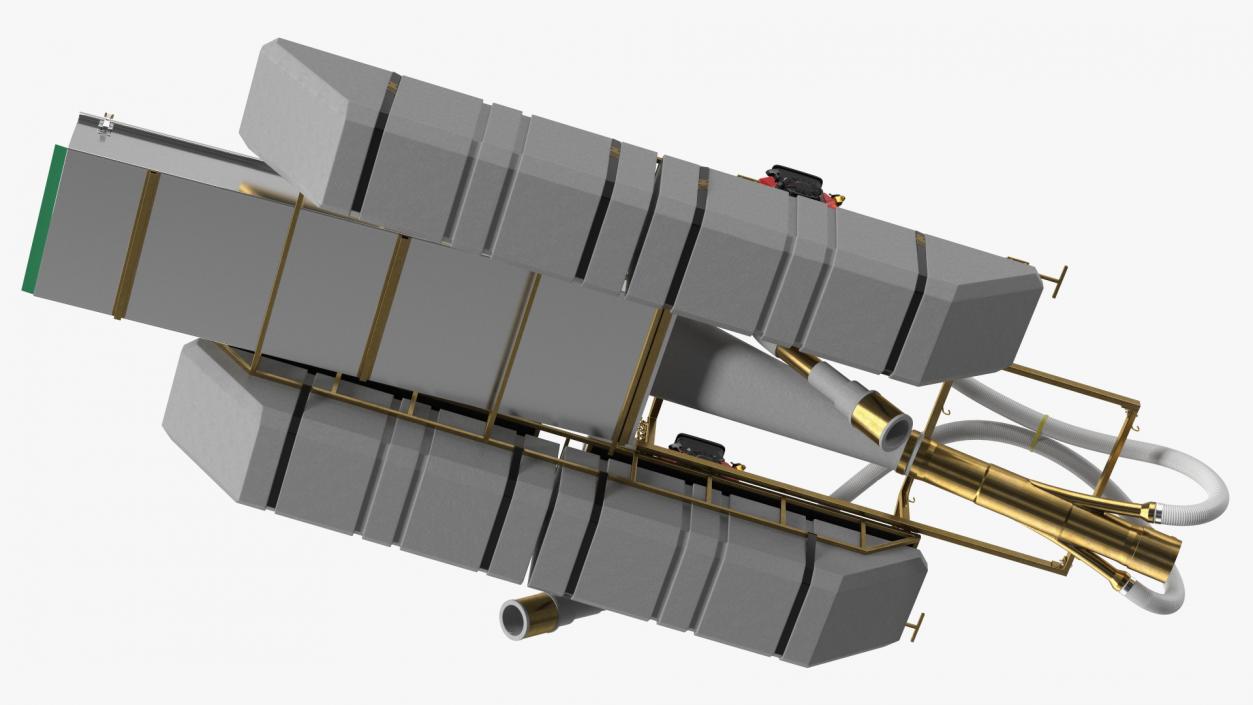 3D model Small Diamond and Gold Dredger