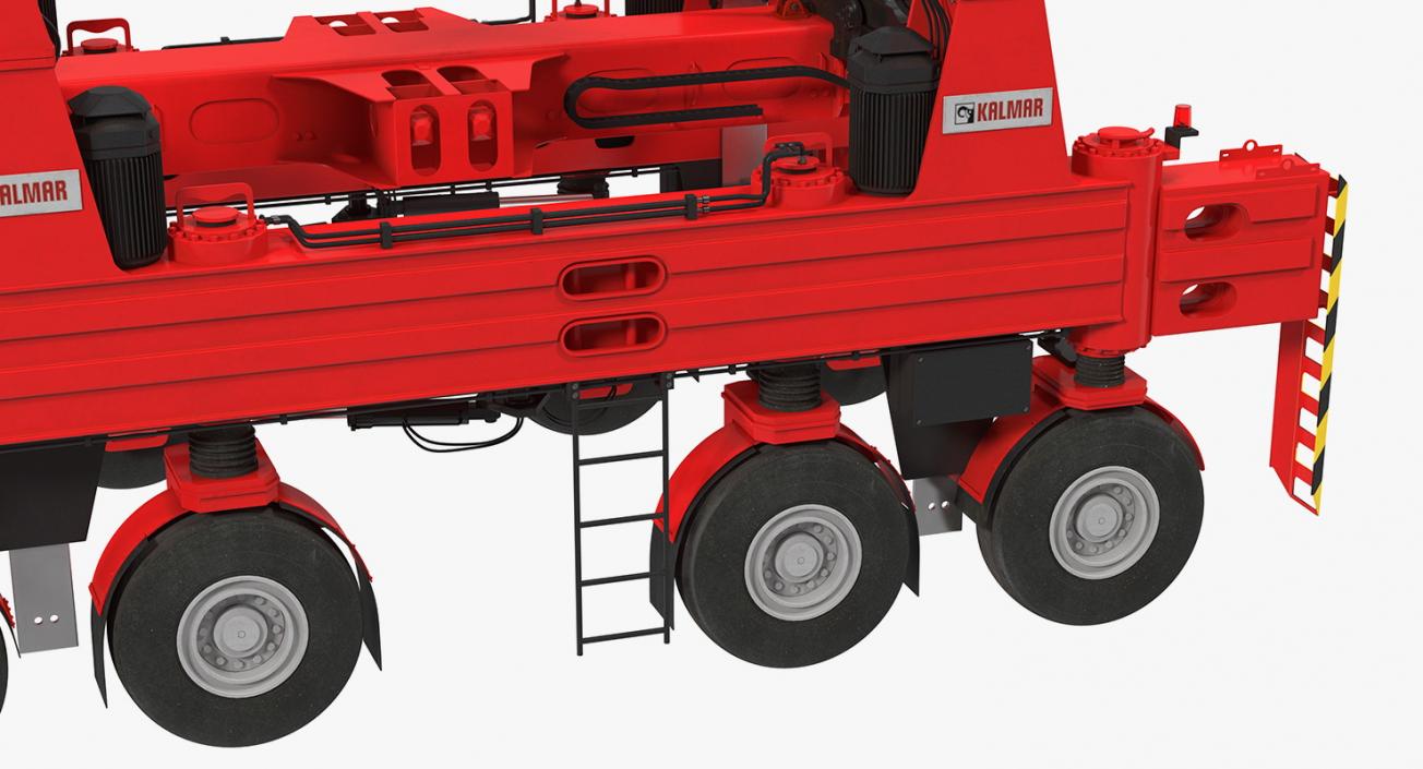 Hybrid Straddle Carrier Kalmar New 3D model