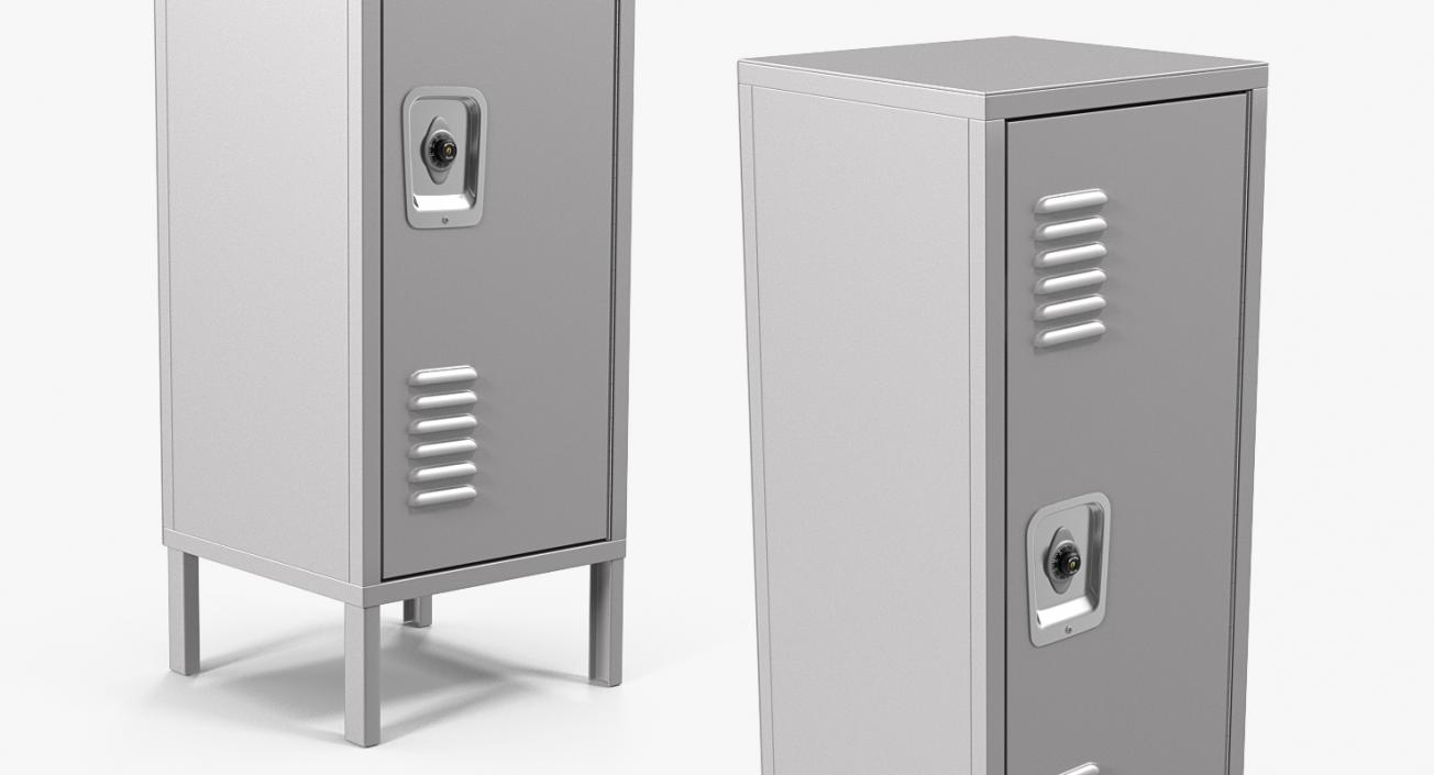 3D model Double Tier Steel Lockers