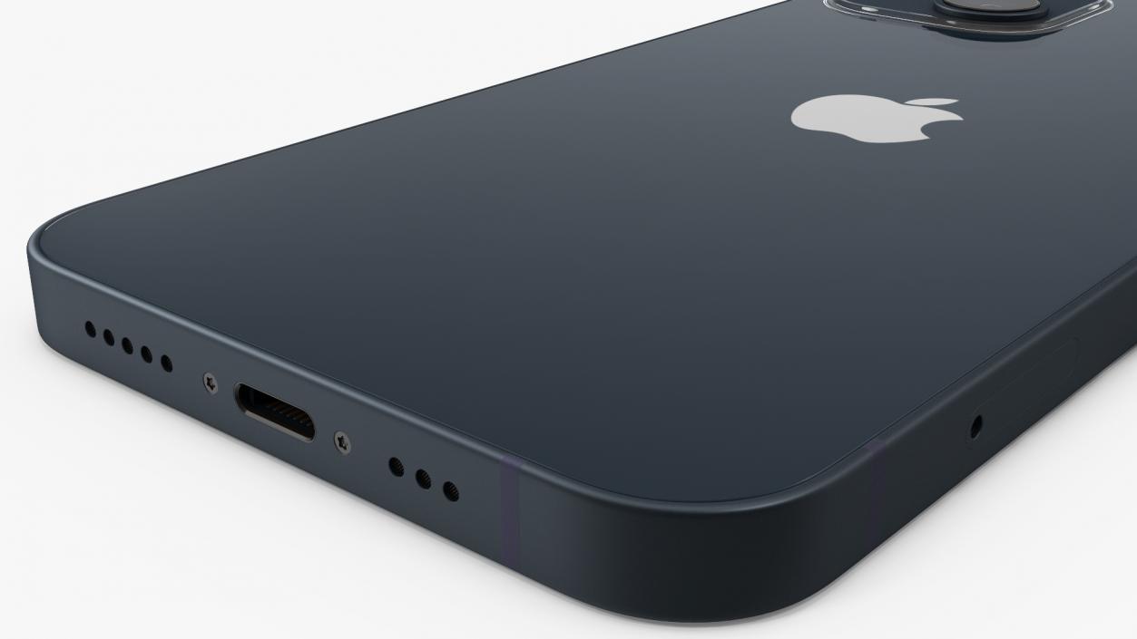 Midnight Apple iPhone 13 3D model