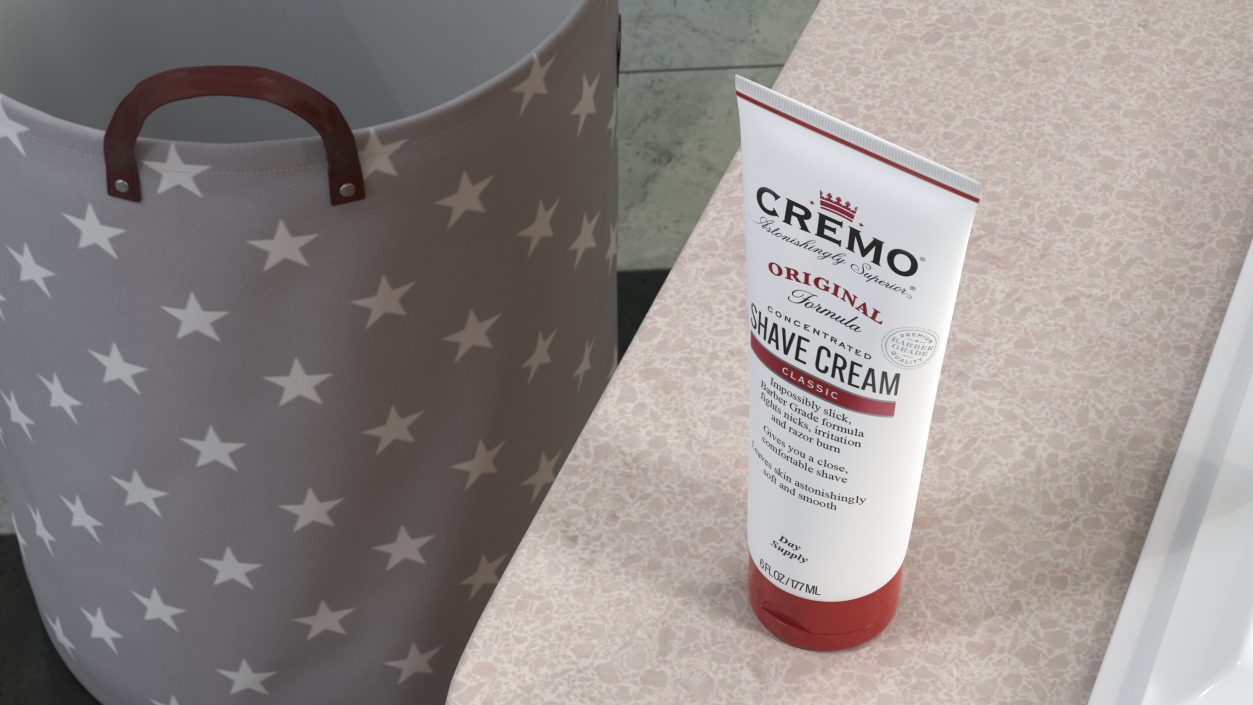 3D Shaving Cream Cremo Original model