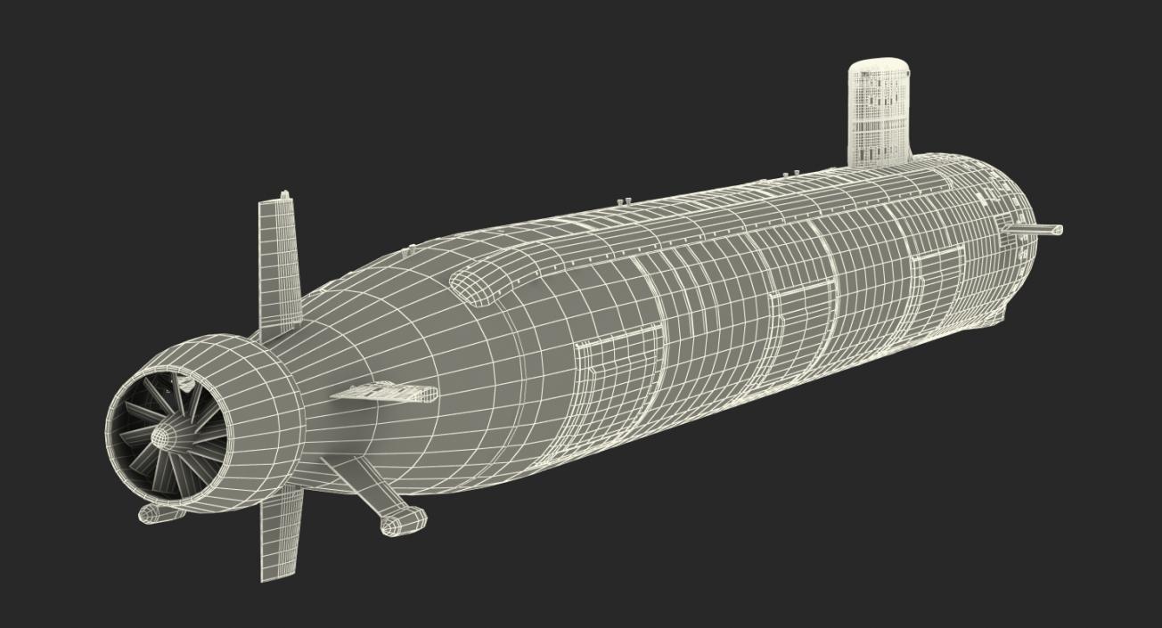 Virginia class Submarine SSN-774 3D