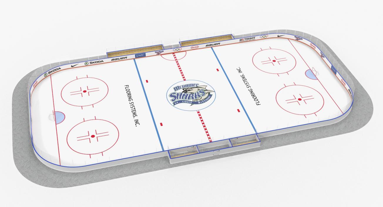 3D model Ice Hockey Rink