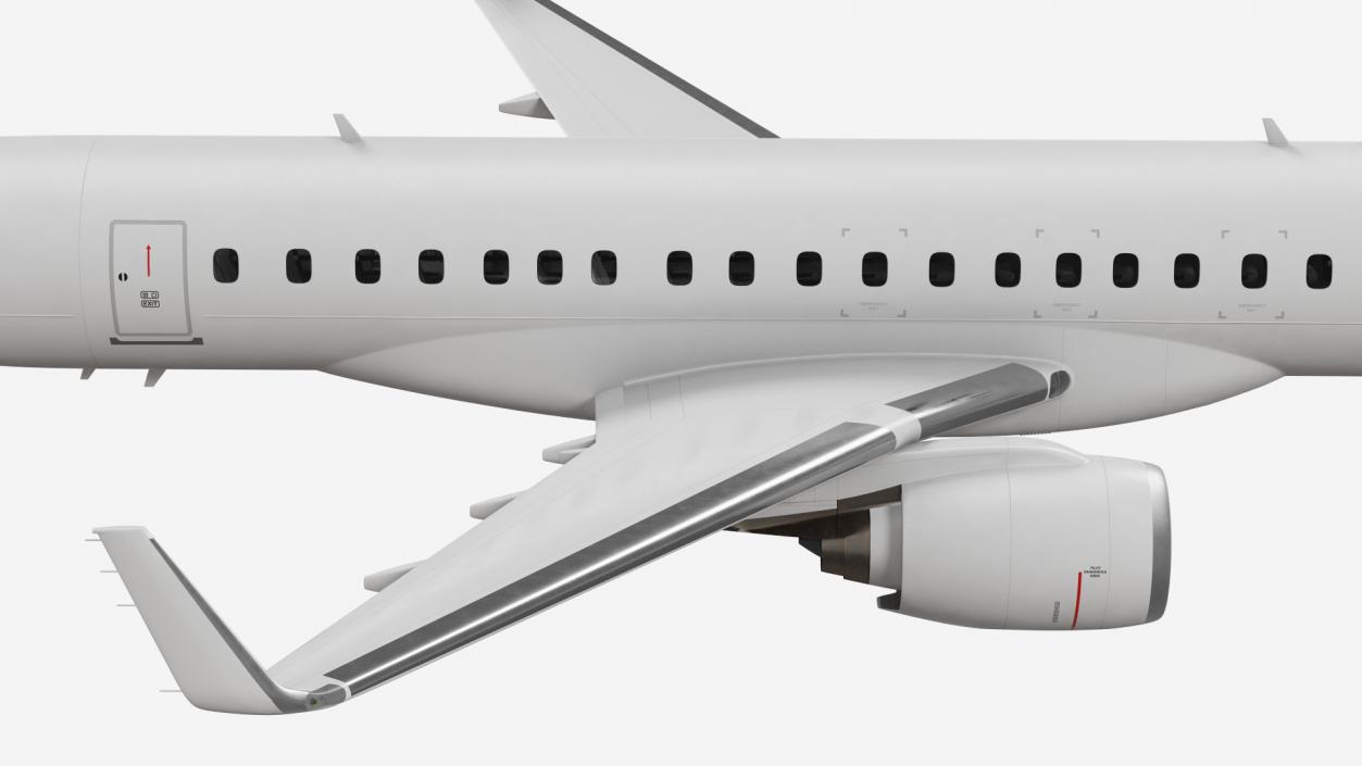 3D model Jet Airliner Retracted Landing Gear
