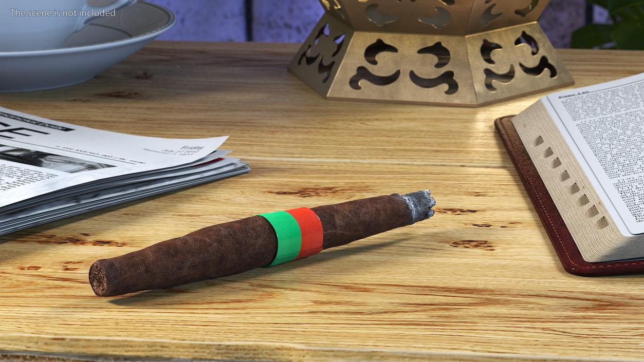3D Smoldering Cigar