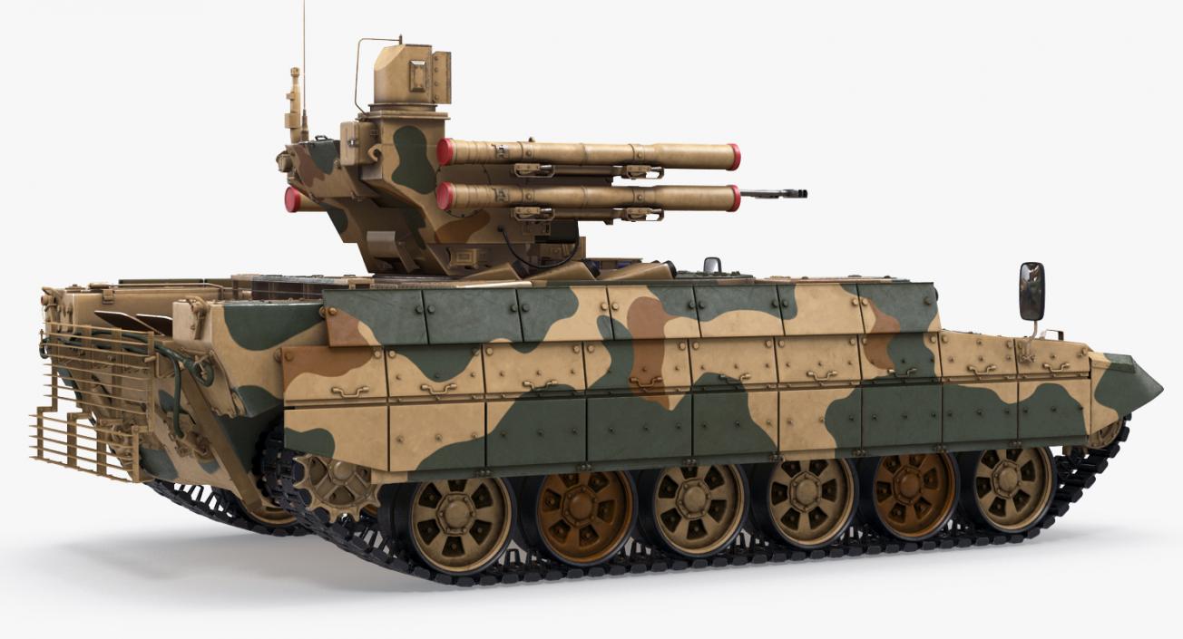 Russian Armored Fighting Vehicle BMPT Rigged 3D model