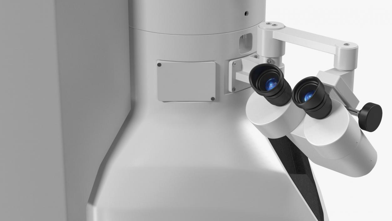 3D model Transmission Electron Microscope JEOL With Monitor