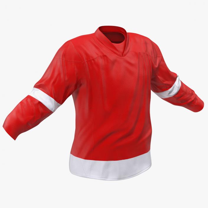Hockey Jersey Red 3D