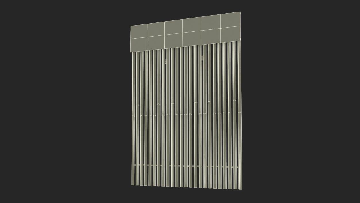 3D model United States Mexico Wall