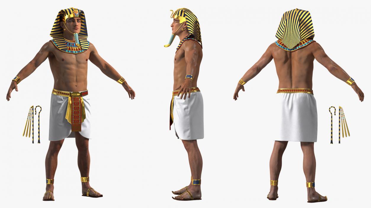 Ancient Egyptian Pharaoh 3D model
