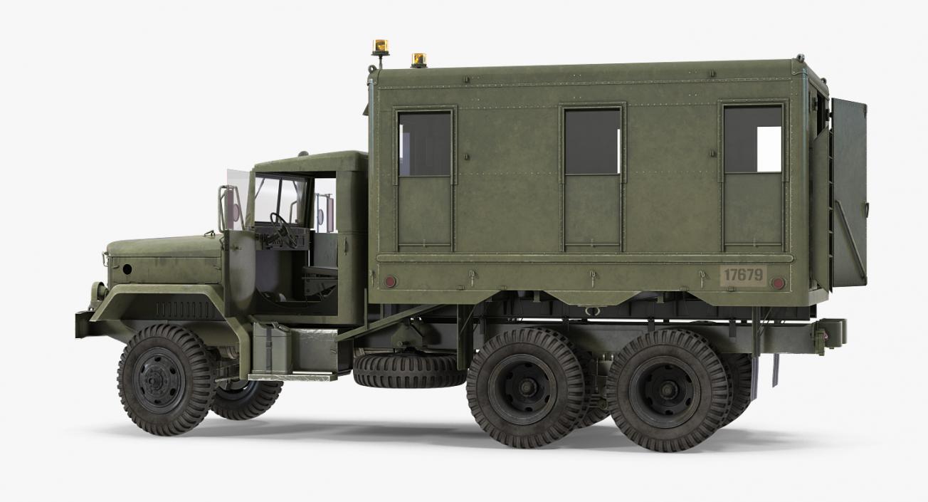 3D model M109 Shop Van Rigged
