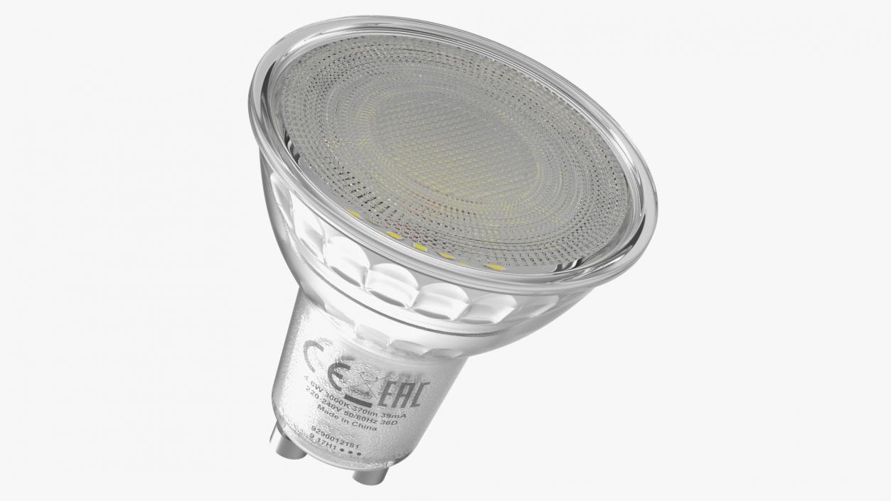 TIR Lens GU10 MR16 LED Bulb 3D