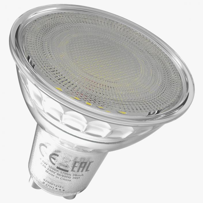 TIR Lens GU10 MR16 LED Bulb 3D