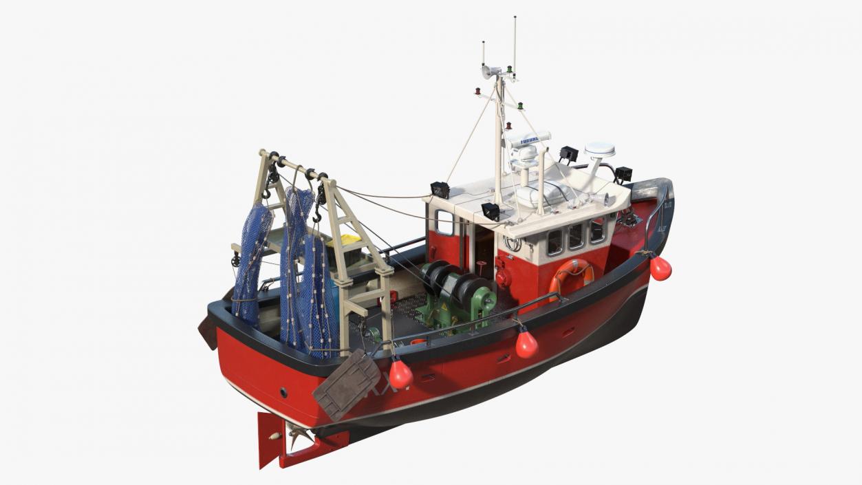 3D model Small Fishing Vessel