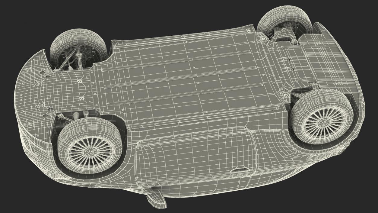 3D model Fiat 500 La Prima EV